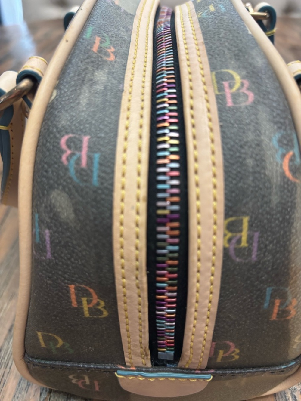 Dooney & Bourke Signature Mini Bowler Bag - Picture 4 of 16